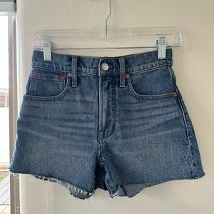 Madewell. The perfect jeans shorts. 24.